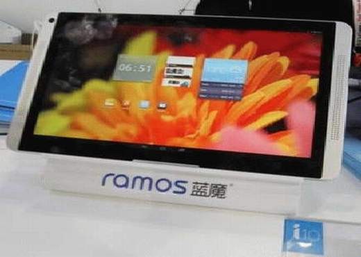 Планшет Ramos i10 Pro с двумя ОС готовится к показу на CES 2014