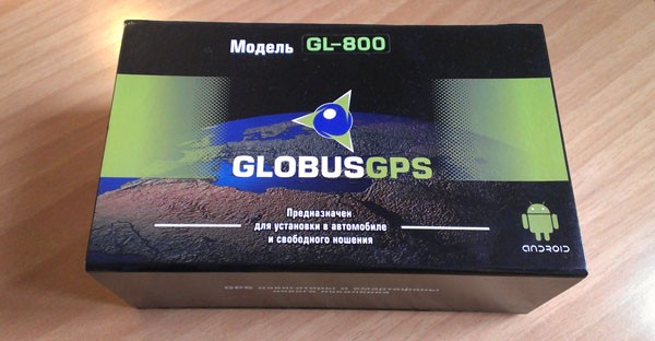 GlobusGPS GL-800: навигатор с внешностью смартфона