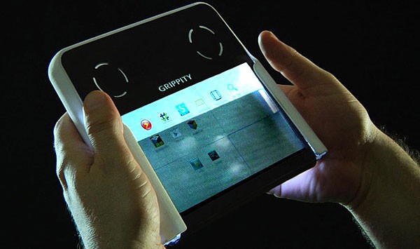 Grippity анонсировала прозрачный Android-планшет с двусторонним сенсорным управлением