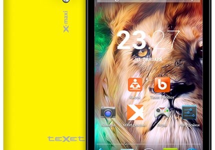 Анонсирован большой и стильный смартфон teXet X-maxi
