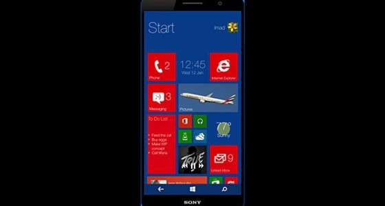 Концепты смартфонов Sony Vaio M1 и M2 под Windows Phone 8.1