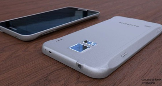 Концепт смартфона Samsung Galaxy F в алюминиевом корпусе