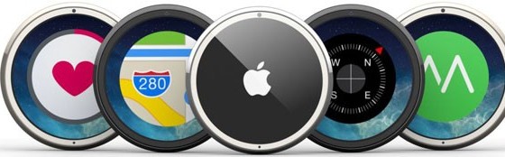 Круглый концепт Apple iWatch