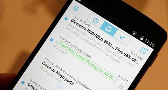 Dropbox представил Android-версию почтового клиента Mailbox