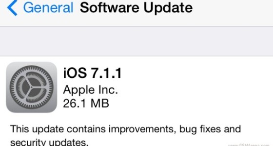 Apple выпустила iOS 7.1.1
