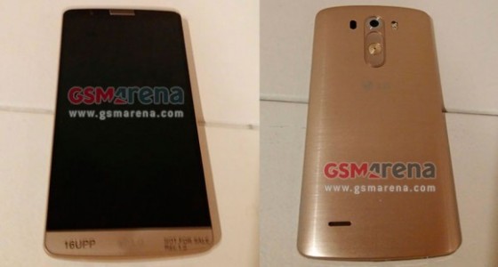 В сети появились новые фотографии LG G3: новый флагман станет золотым!