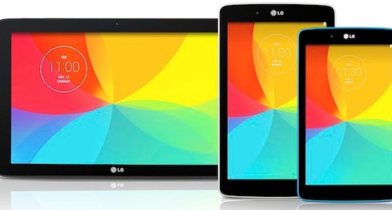 LG анонсировала три планшета серии G Pad