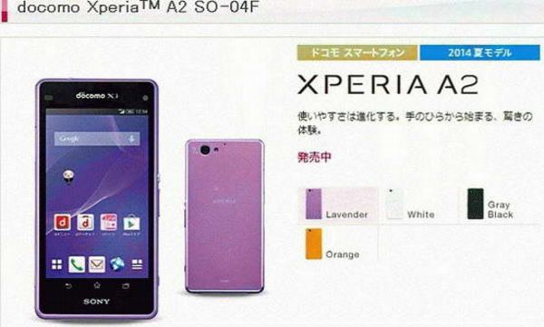 Sony Xperia A2 