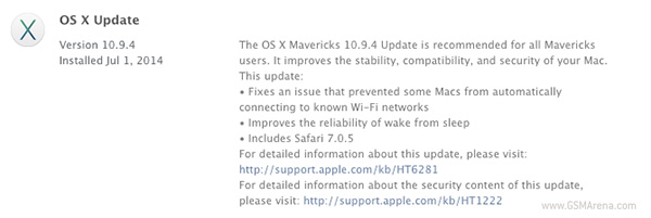 OS X 10.9.4