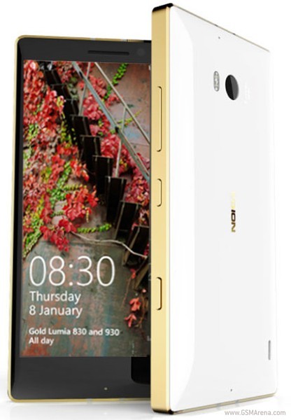 Золотой Lumia 830