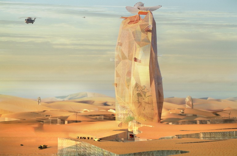 city-sand-tower