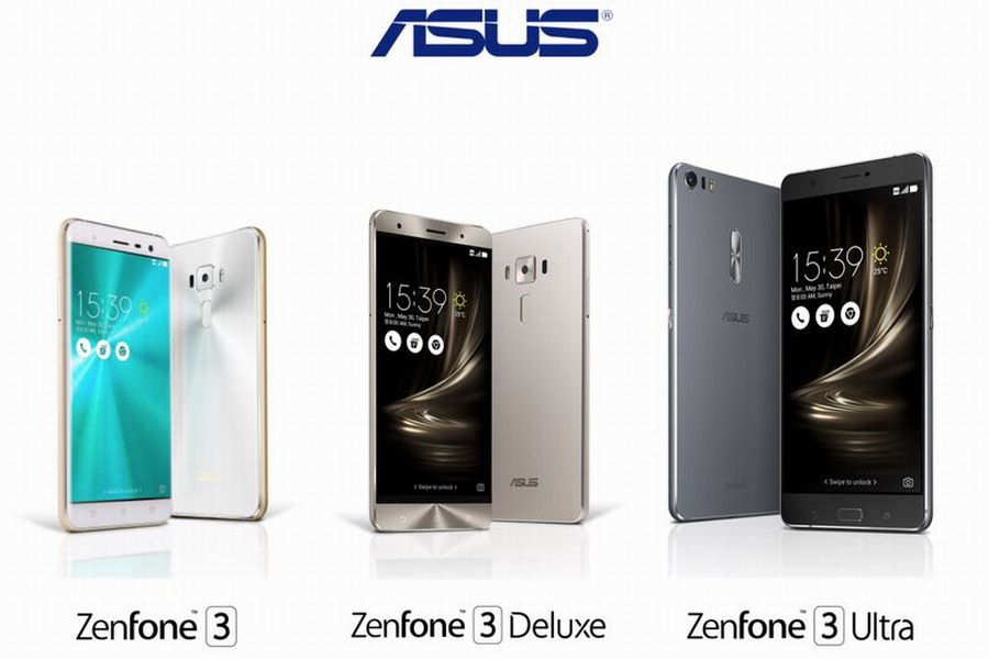  ASUS ZenFone 3, ZenFone 3 Deluxe и ZenFone 3 Ultra