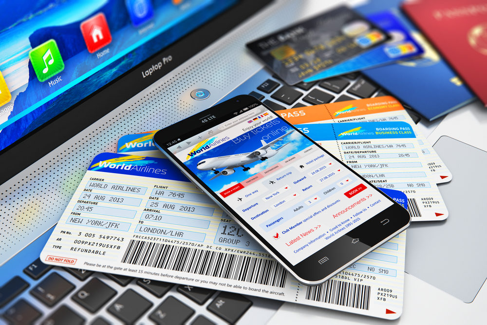 Buying air tickets online via s