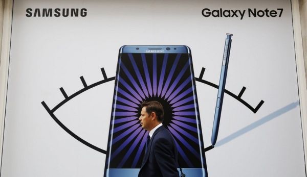 Samsung приостановила выпуск смартфонов Galaxy Note 7