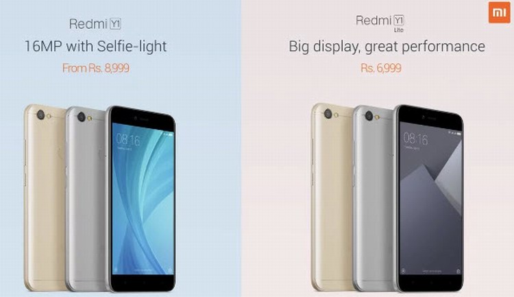 Xiaomi Redmi Y1 и Redmi Y1 Lite 