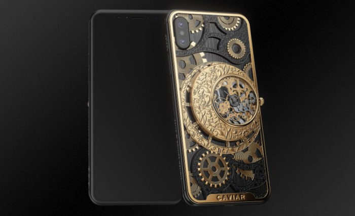 Сaviar представила iPhone XS с механическими часами