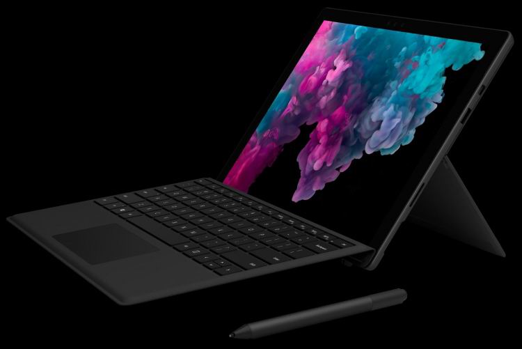 Представлен топовый планшет Microsoft Surface Pro 6