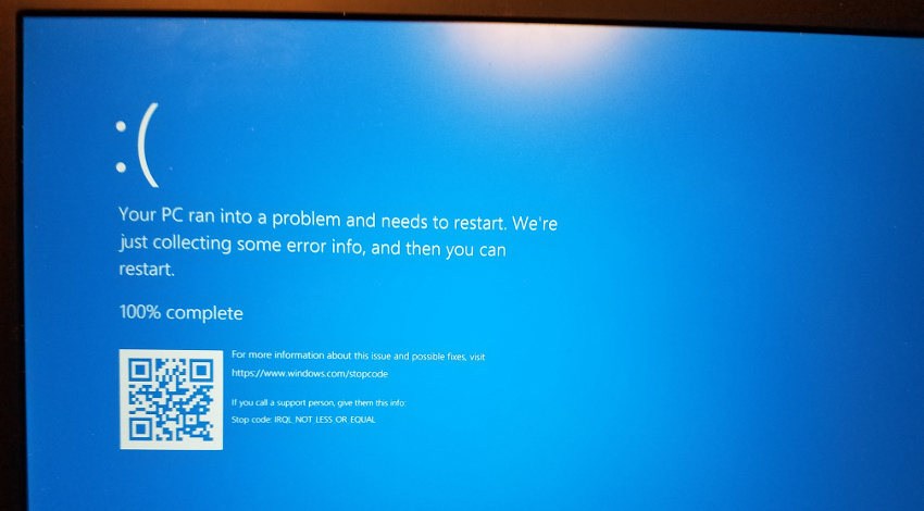 ошибки Windows 10