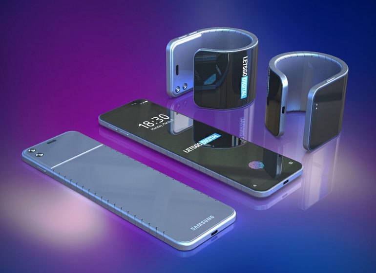 Samsung создаст смартфон-браслет для ношения на запястье