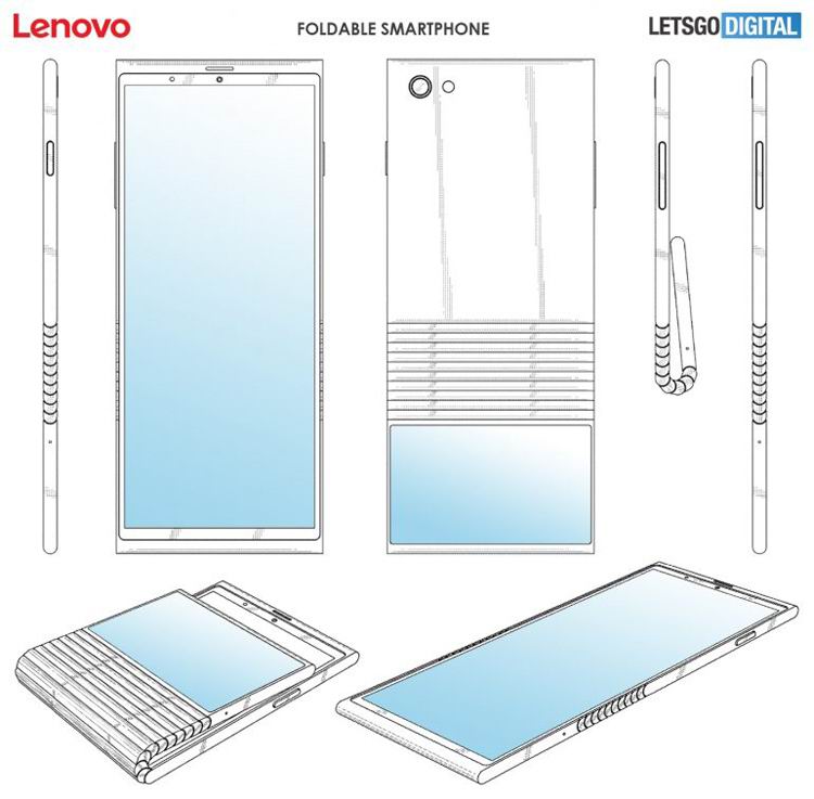 Lenovo выпустит гибкий смартфон с двумя экранами