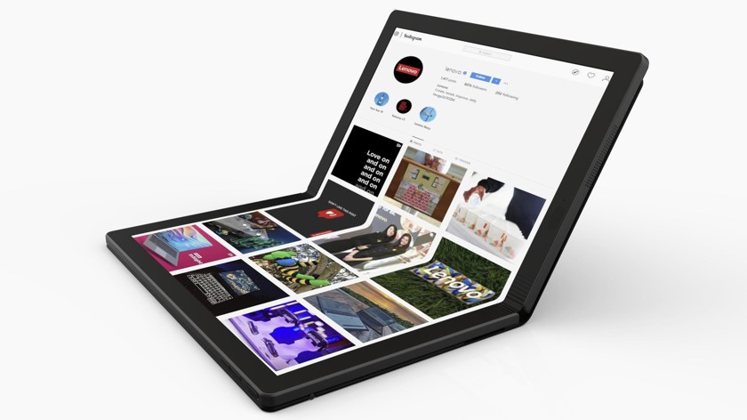Lenovo разработала первый в мире ноутбук с гибким экраном