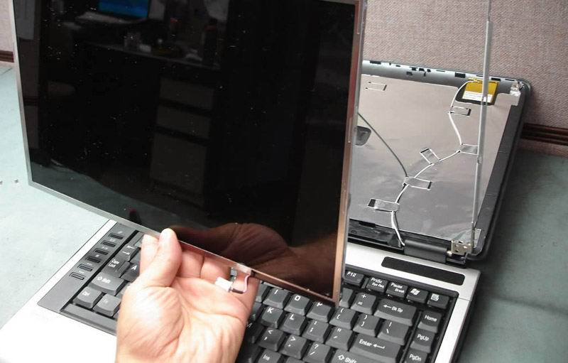 Как заменить матрицу экрана ноутбука своими руками