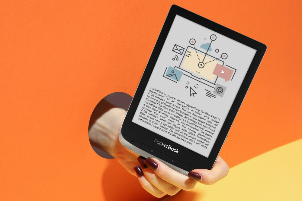 PocketBook представил первый ридер с цветным нового поколения